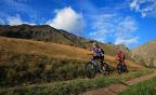 Mountainbike nella zona Hirzer